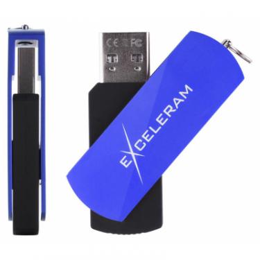 USB флеш накопитель eXceleram 32GB P2 Series Blue/Black USB 2.0 Фото 3
