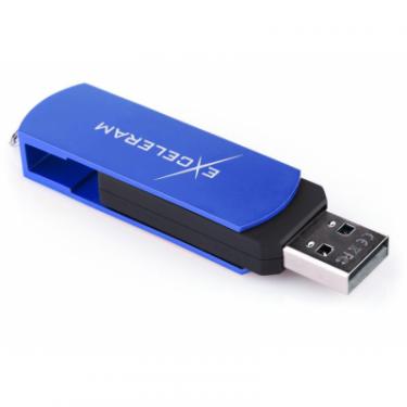 USB флеш накопитель eXceleram 32GB P2 Series Blue/Black USB 2.0 Фото 4