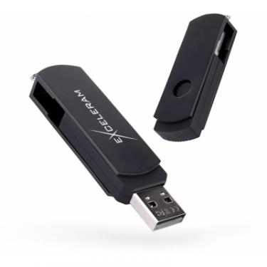 USB флеш накопитель eXceleram 8GB P2 Series Black/Black USB 2.0 Фото