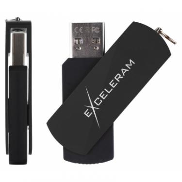 USB флеш накопитель eXceleram 8GB P2 Series Black/Black USB 2.0 Фото 3