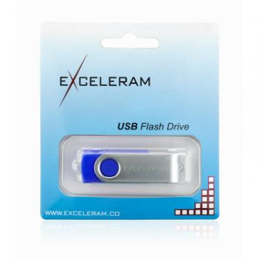 USB флеш накопитель eXceleram 8GB P1 Series Silver/Blue USB 2.0 Фото 7