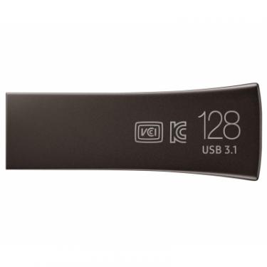 USB флеш накопитель Samsung 128GB Bar Plus Black USB 3.1 Фото 1
