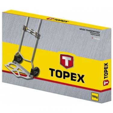 Тележка грузовая Topex до 80 кг, 45x49х110 см Фото 1