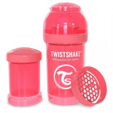 Бутылочка для кормления Twistshake антиколиковая 180 мл, персиковая Фото