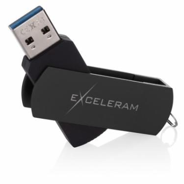 USB флеш накопитель eXceleram 64GB P2 Series Black/Black USB 3.1 Gen 1 Фото 2