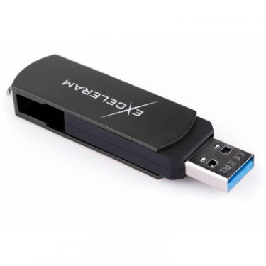 USB флеш накопитель eXceleram 64GB P2 Series Black/Black USB 3.1 Gen 1 Фото 4