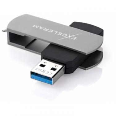 USB флеш накопитель eXceleram 64GB P2 Series Gray/Black USB 3.1 Gen 1 Фото 1