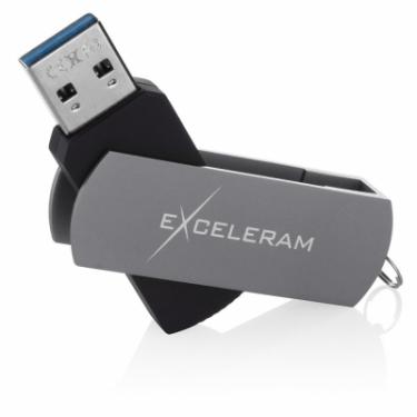 USB флеш накопитель eXceleram 64GB P2 Series Gray/Black USB 3.1 Gen 1 Фото 2