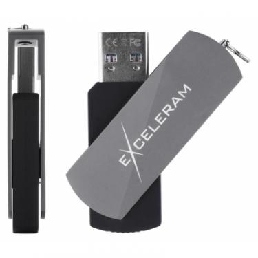 USB флеш накопитель eXceleram 64GB P2 Series Gray/Black USB 3.1 Gen 1 Фото 3
