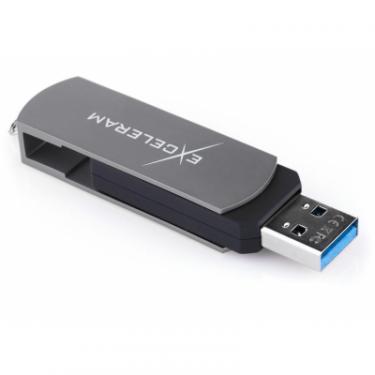 USB флеш накопитель eXceleram 64GB P2 Series Gray/Black USB 3.1 Gen 1 Фото 4