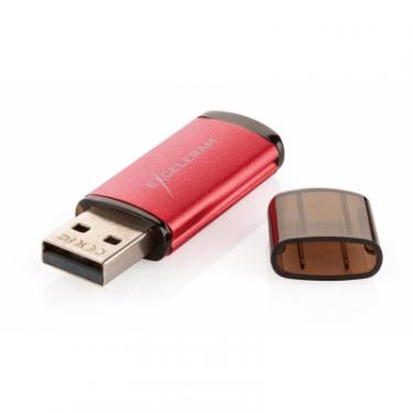 USB флеш накопитель eXceleram 64GB A3 Series Red USB 3.1 Gen 1 Фото 4