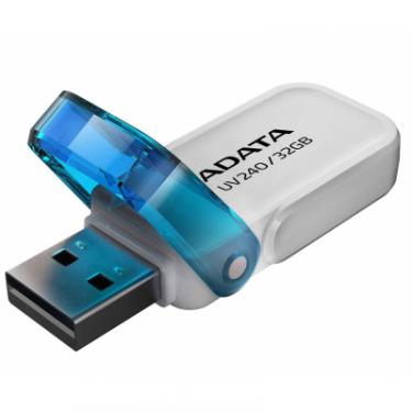 USB флеш накопитель ADATA 32GB UV240 White USB 2.0 Фото 1
