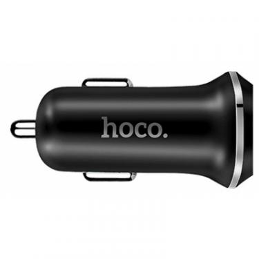 Зарядное устройство HOCO Z1 2*USB, 2.1A, Black Фото