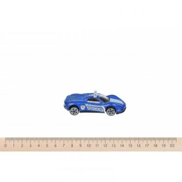 Спецтехника Same Toy Model Car Полиция синяя Фото 1