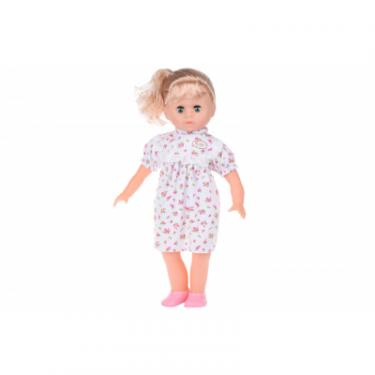 Кукла Same Toy белое платье в розовый цветочек 45 см Фото 1