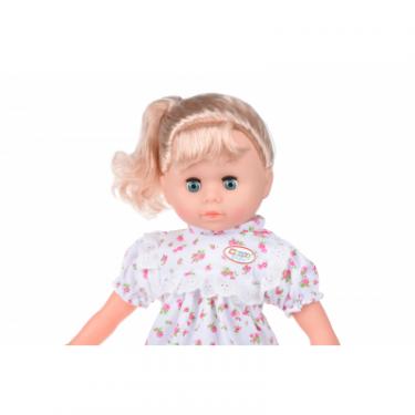 Кукла Same Toy белое платье в розовый цветочек 45 см Фото 2