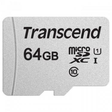 Карта памяти Transcend 64GB microSDXC class 10 UHS-I U1 Фото 1