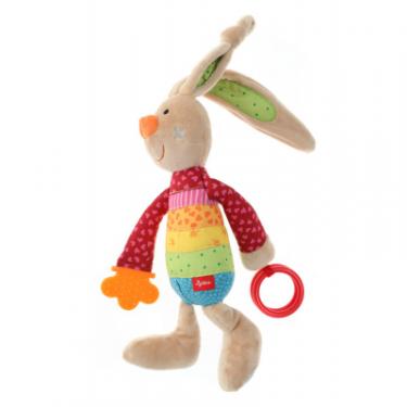 Мягкая игрушка Sigikid Кролик с погремушкой 26 см Фото 1