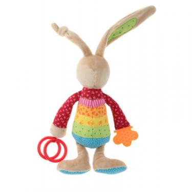 Мягкая игрушка Sigikid Кролик с погремушкой 26 см Фото 2