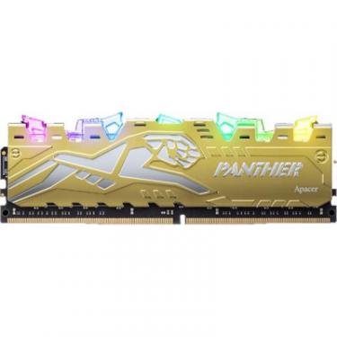 Модуль памяти для компьютера Apacer DDR4 8GB 3000 MHz Panther Rage RGB Silver-Golden Фото