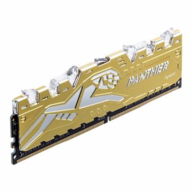 Модуль памяти для компьютера Apacer DDR4 8GB 3000 MHz Panther Rage RGB Silver-Golden Фото 1