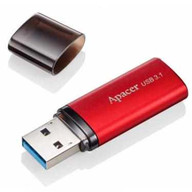 USB флеш накопитель Apacer 64GB AH25B Red USB 3.1 Gen1 Фото 2