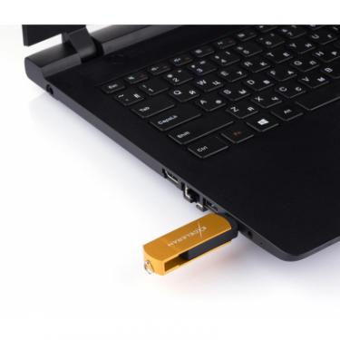 USB флеш накопитель eXceleram 128GB P2 Series Gold/Black USB 3.1 Gen 1 Фото 6
