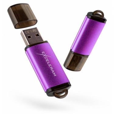 USB флеш накопитель eXceleram 128GB A3 Series Purple USB 3.1 Gen 1 Фото