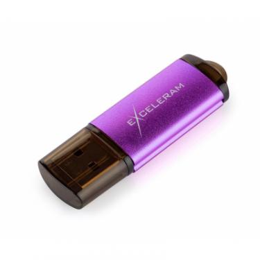 USB флеш накопитель eXceleram 128GB A3 Series Purple USB 3.1 Gen 1 Фото 2