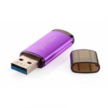 USB флеш накопитель eXceleram 128GB A3 Series Purple USB 3.1 Gen 1 Фото 4