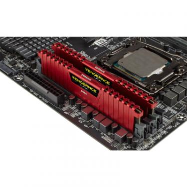 Модуль памяти для компьютера Corsair DDR4 32GB (2x16GB) 3000 MHz Vengeance LPX Red Фото 3
