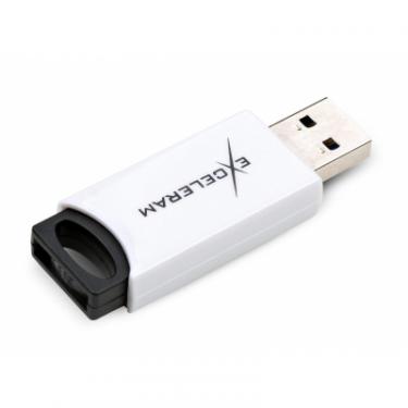 USB флеш накопитель eXceleram 32GB H2 Series White/Black USB 2.0 Фото 1