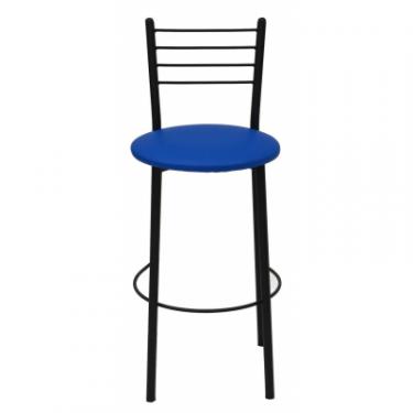 Барный стул Примтекс плюс барный 1022 Hoker black S-5132 Blue Фото