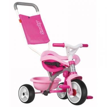 Детский велосипед Smoby Be Move с багажником и сумкой-конвертом, Розовый Фото