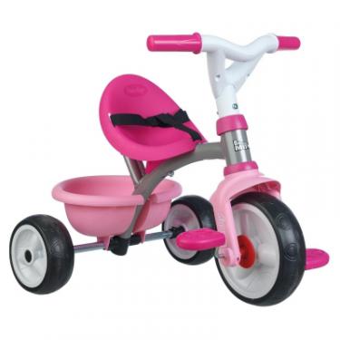 Детский велосипед Smoby Be Move с багажником и сумкой-конвертом, Розовый Фото 1
