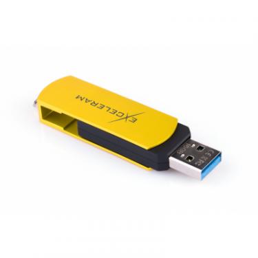 USB флеш накопитель eXceleram 32GB P2 Series Yellow2/Black USB 3.1 Gen 1 Фото 4
