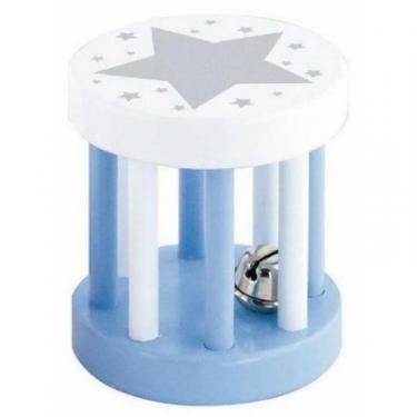 Погремушка Viga Toys Цилиндр голубой Фото