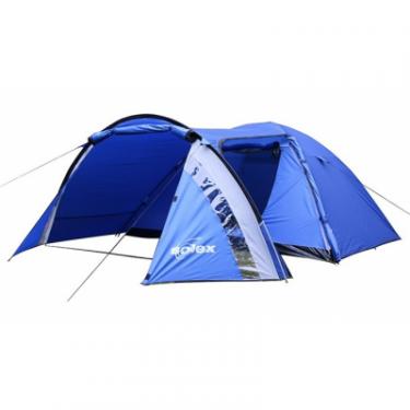Палатка Solex четырехместная синяя Фото