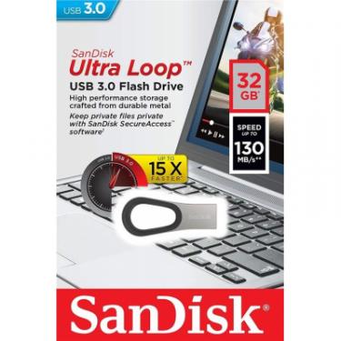 USB флеш накопитель SanDisk 32GB Ultra Loop USB 3.0 Фото 3
