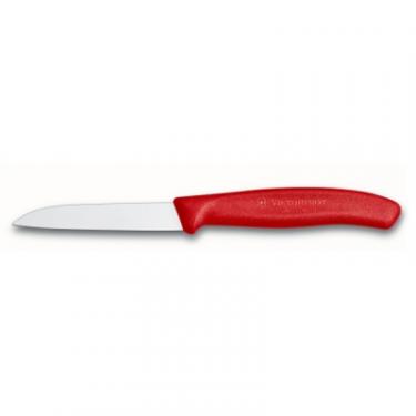 Кухонный нож Victorinox SwissClassic для чистки 8см, красный Фото