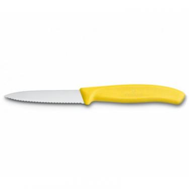 Кухонный нож Victorinox SwissClassic для нарезки 8 см, волнистое лезвие, ж Фото