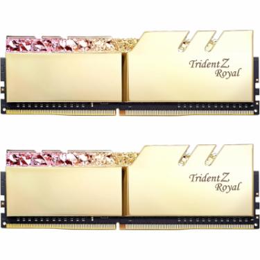 Модуль памяти для компьютера G.Skill DDR4 16GB (2x8GB) 3200 MHz Trident Z Royal RGB Gol Фото