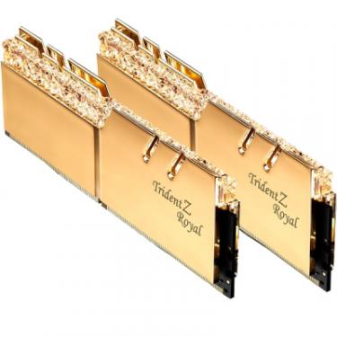Модуль памяти для компьютера G.Skill DDR4 16GB (2x8GB) 3200 MHz Trident Z Royal RGB Gol Фото 2