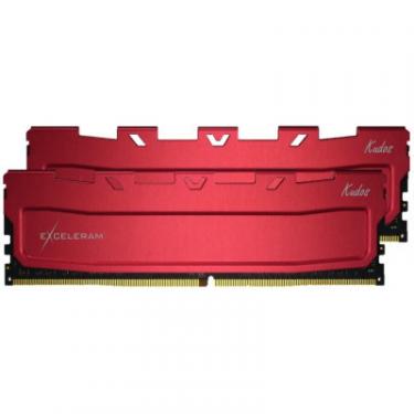 Модуль памяти для компьютера eXceleram DDR4 32GB (2x16GB) 3200 MHz Red Kudos Фото 1