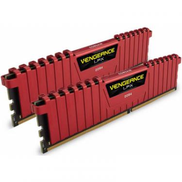 Модуль памяти для компьютера Corsair DDR4 32GB (2x16GB) 3200 MHz Vengeance LPX Red Фото 2