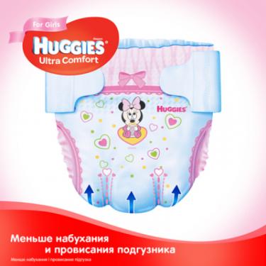 Подгузники Huggies Ultra Comfort 5 Mega для девочек (12-22 кг) 112 шт Фото 3