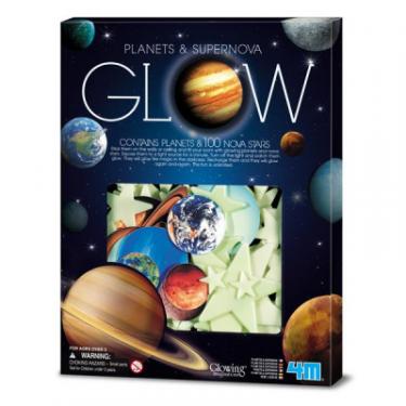 Игровой набор 4М Светящиеся наклейки Планеты и 100 звезд Фото