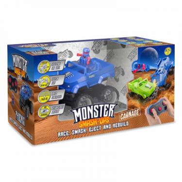 Радиоуправляемая игрушка Monster Smash-Ups 1:20 Crash Car S2 Феникс Синий Фото 4