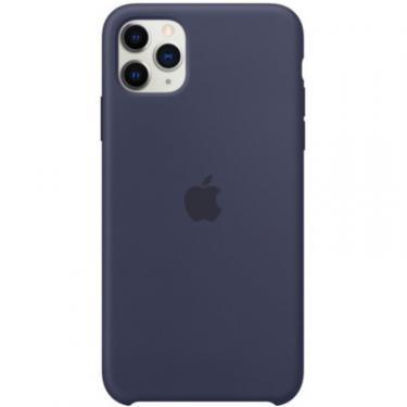 Чехол для мобильного телефона Apple iPhone 11 Pro Max Silicone Case - Midnight Blue Фото 1