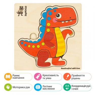 Развивающая игрушка Quokka Пазл-мозаика Динозавр Фото 5